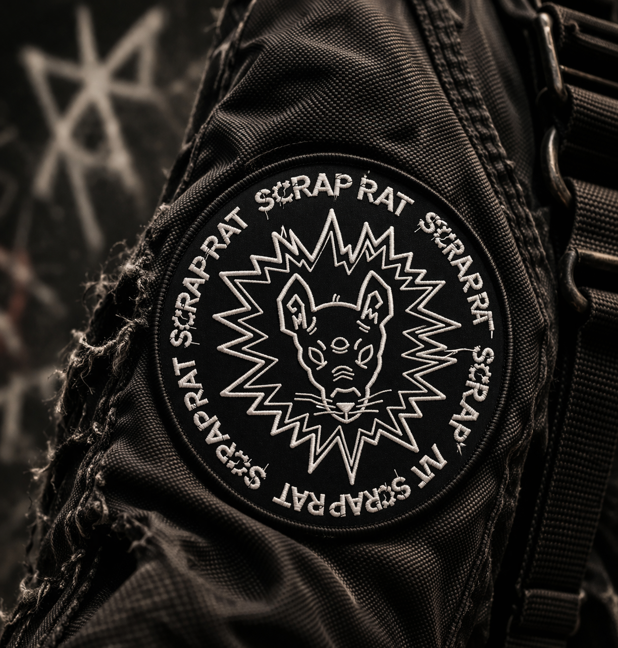 Three eyed Scrap Rat PATCH