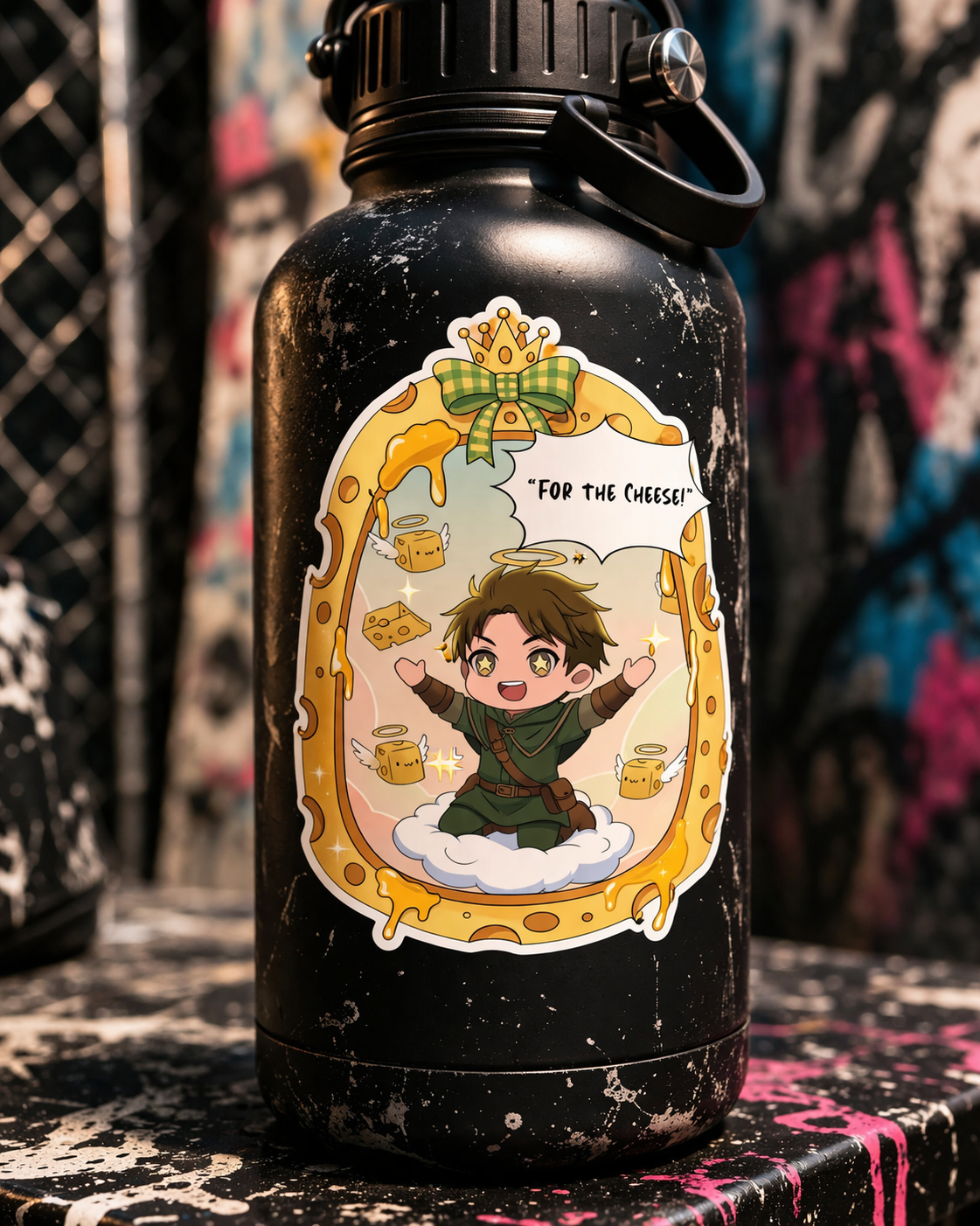 For the Cheese! DELUXE STICKER