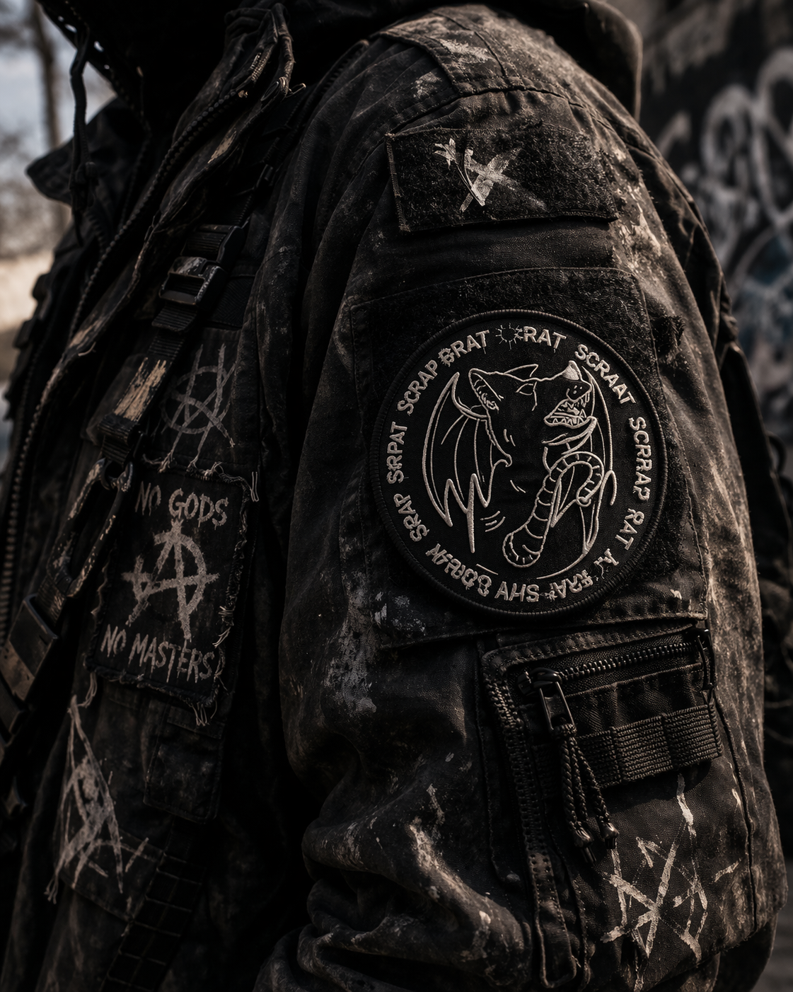 Angry dragon Scrap Rat PATCH