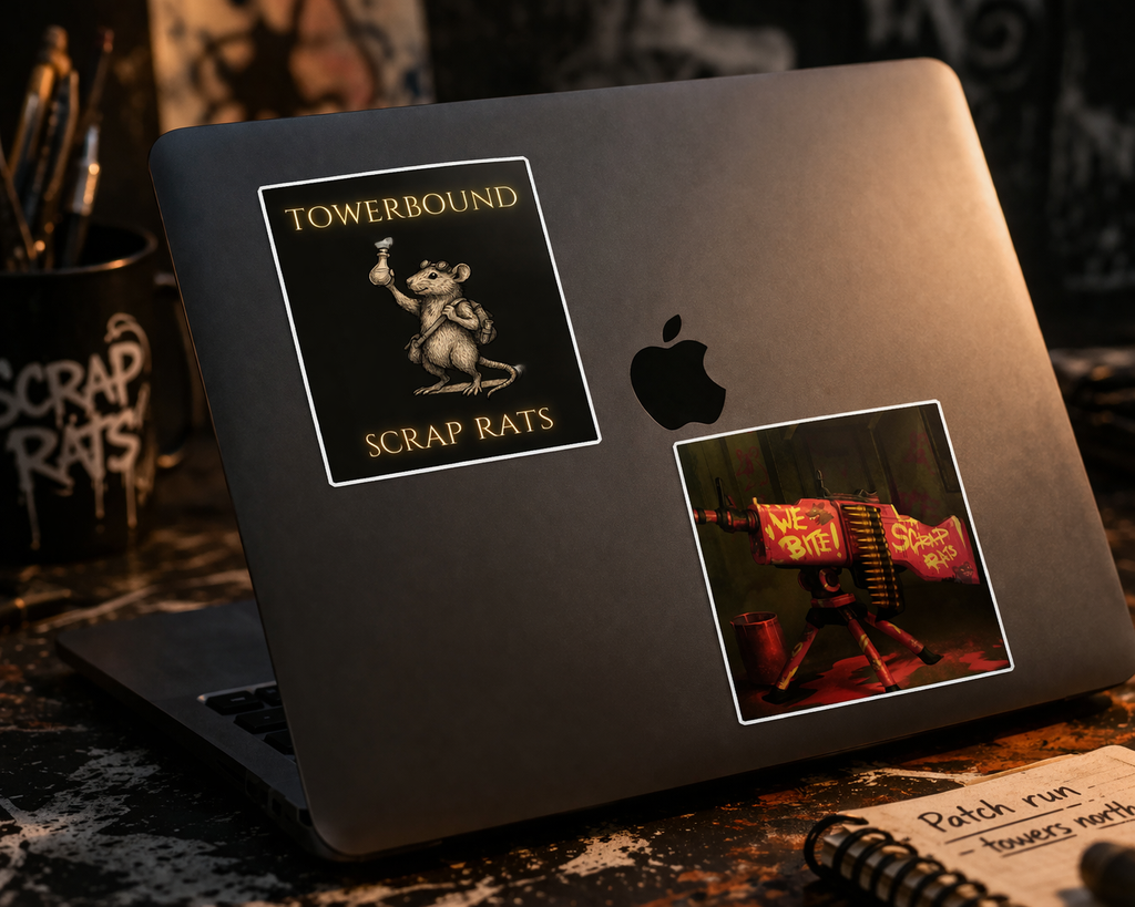 SCRAP RATS STICKER BUNDLE (3-PACK) 3” x 3” • Premium Vinyl