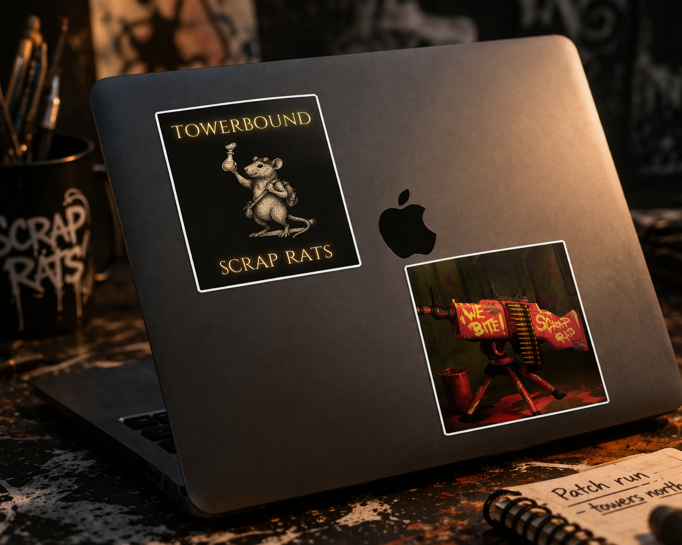 SCRAP RATS STICKER BUNDLE (3-PACK) 3” x 3” • Premium Vinyl