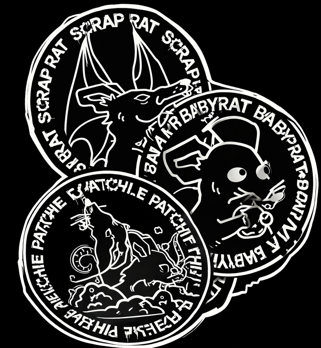 SCRAP RATS PATCH PACK (3-PACK)