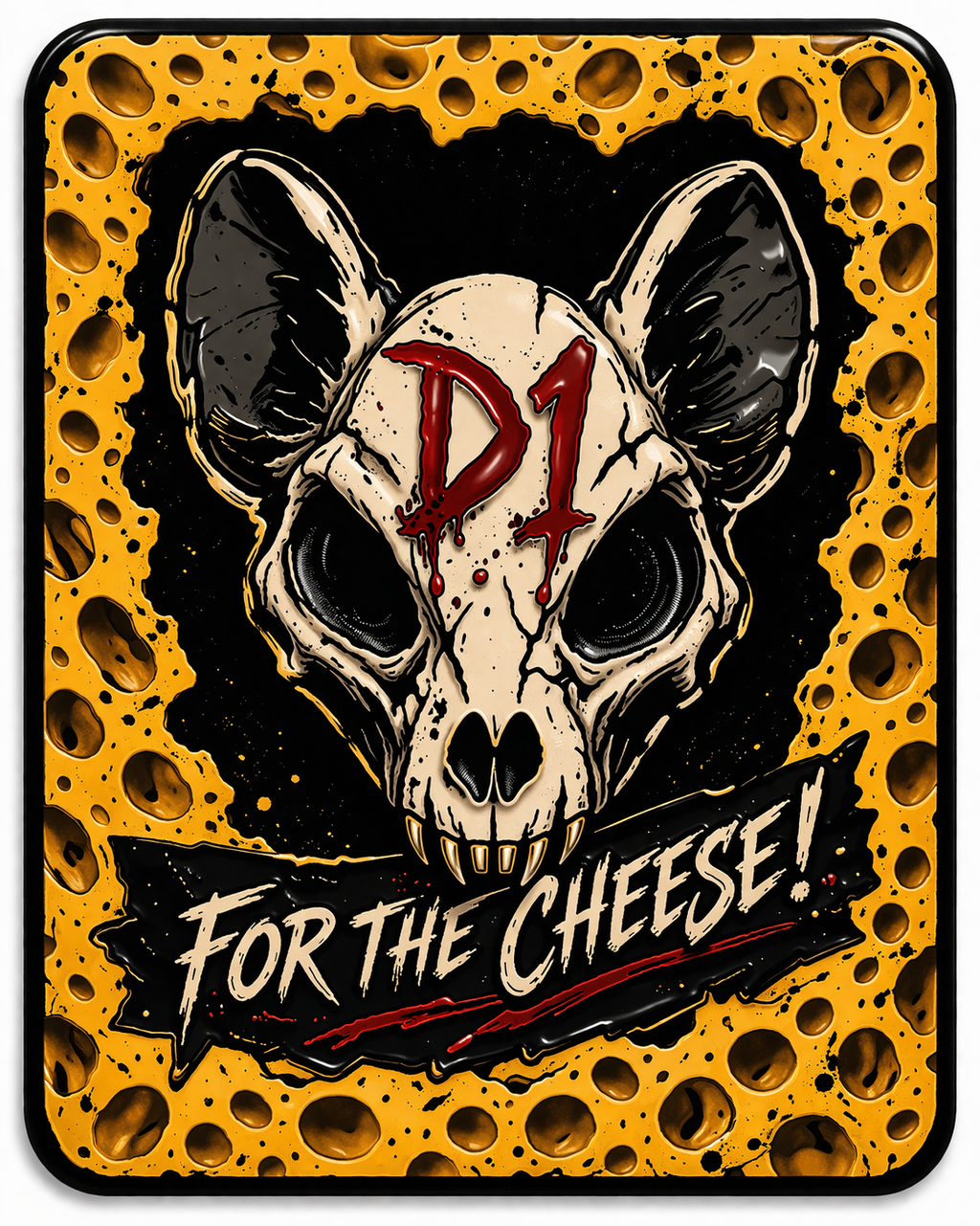 FOR THE CHEESE – D1 Fridge Magnet 🧀