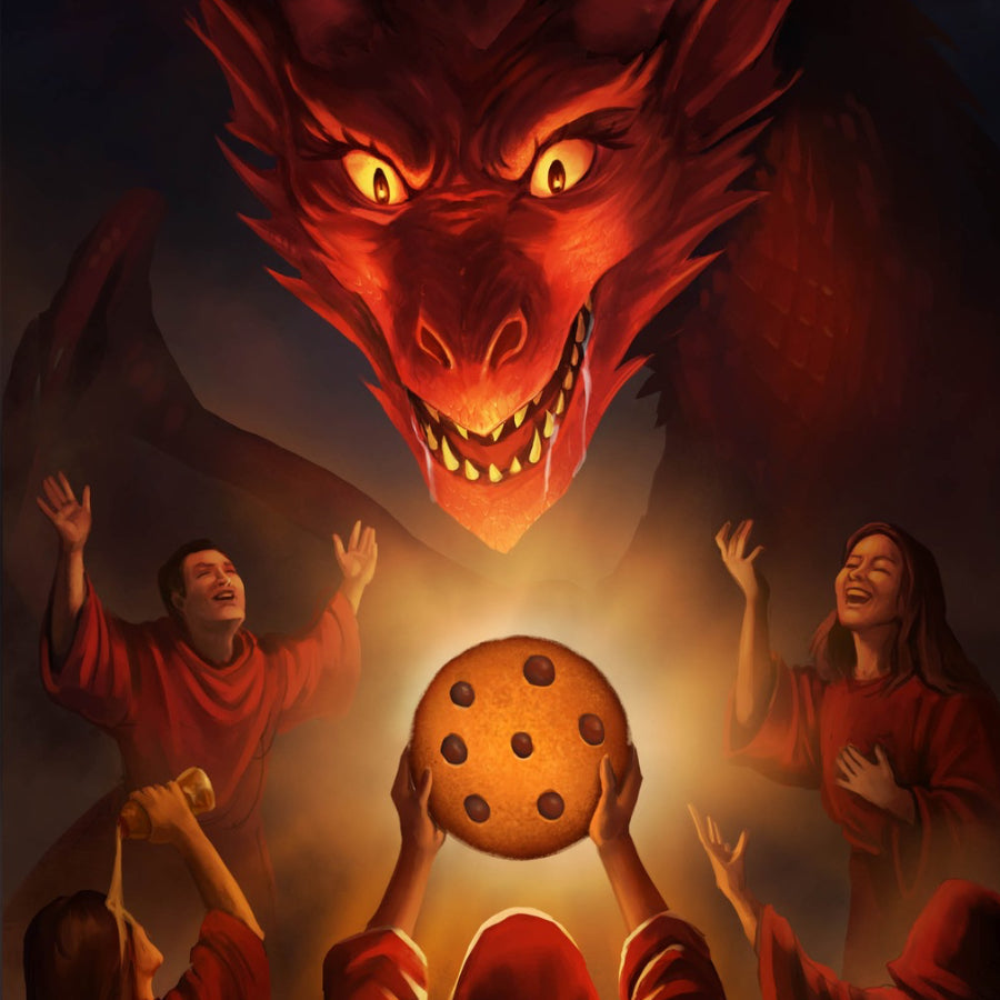 Give a Dragon a Cookie Sticker