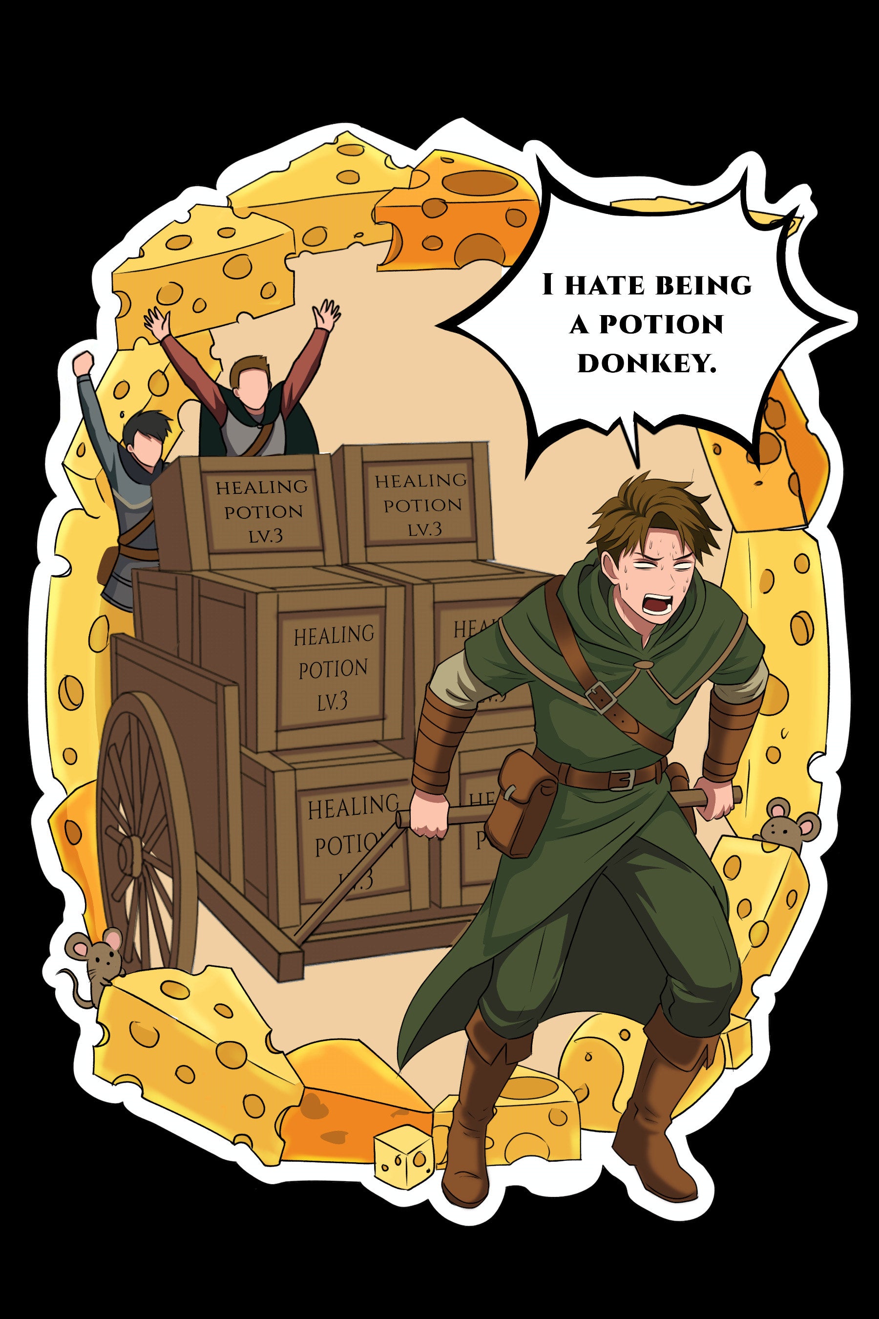 Potion Donkey DELUXE STICKER