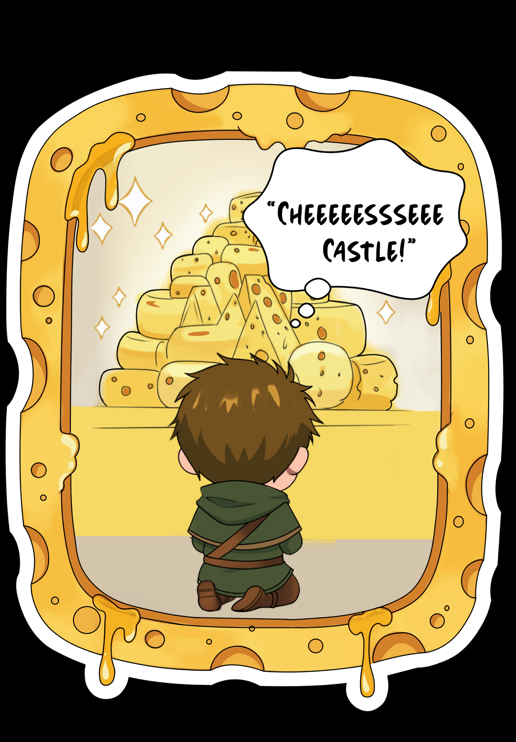 Cheese Castle DELUXE STICKER